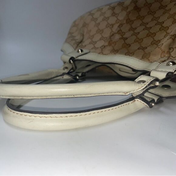 BEAUTIFUL! Authentic Gucci Sukey GG Logo Leather Trim Tote B… - Picture 9 of 13